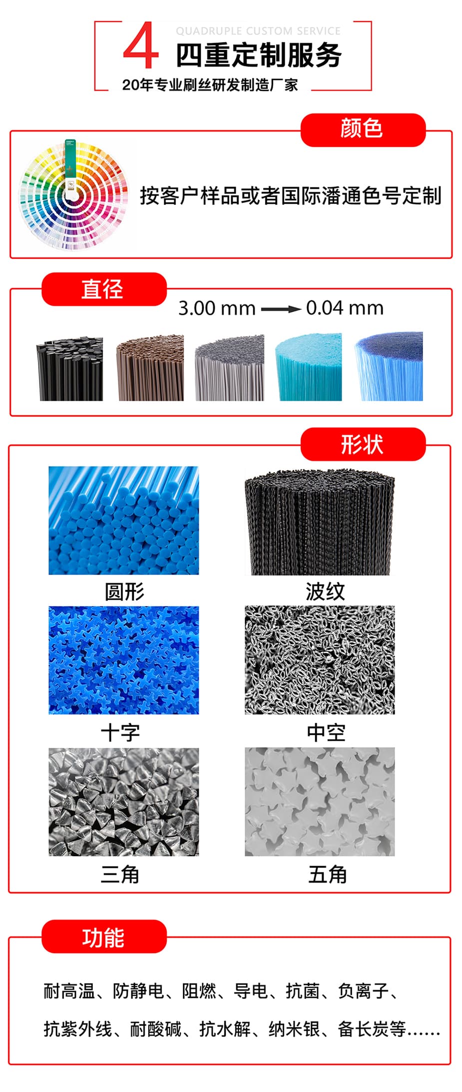 吸塵器滾刷刷毛定制